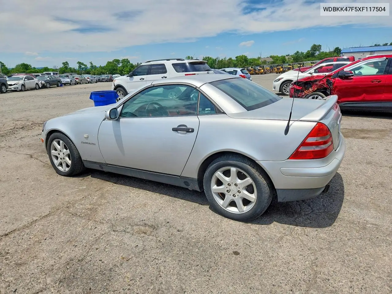1999 Mercedes-Benz Slk 230 Kompressor VIN: WDBKK47F5XF117504 Lot: 58211666