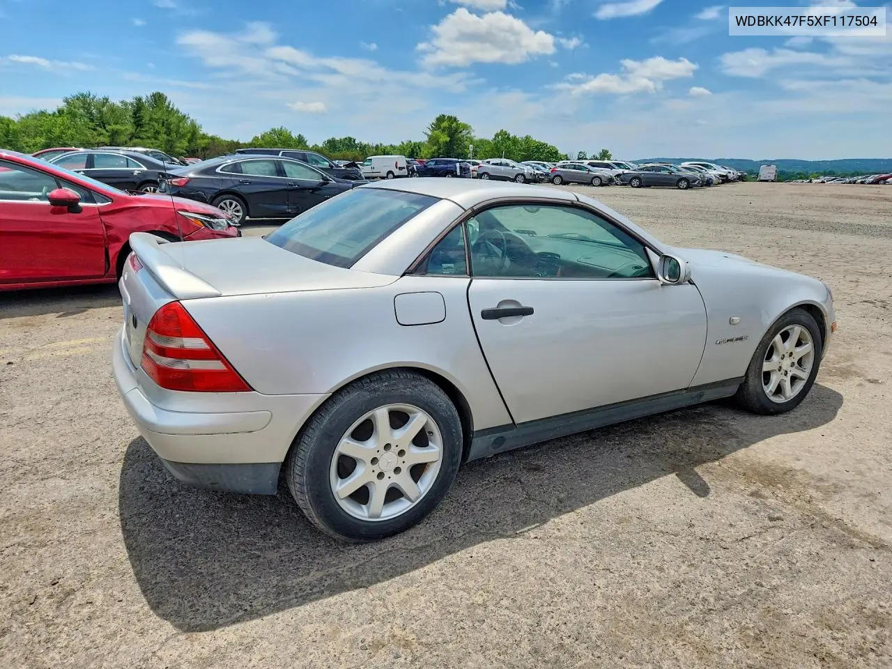 1999 Mercedes-Benz Slk 230 Kompressor VIN: WDBKK47F5XF117504 Lot: 58211666