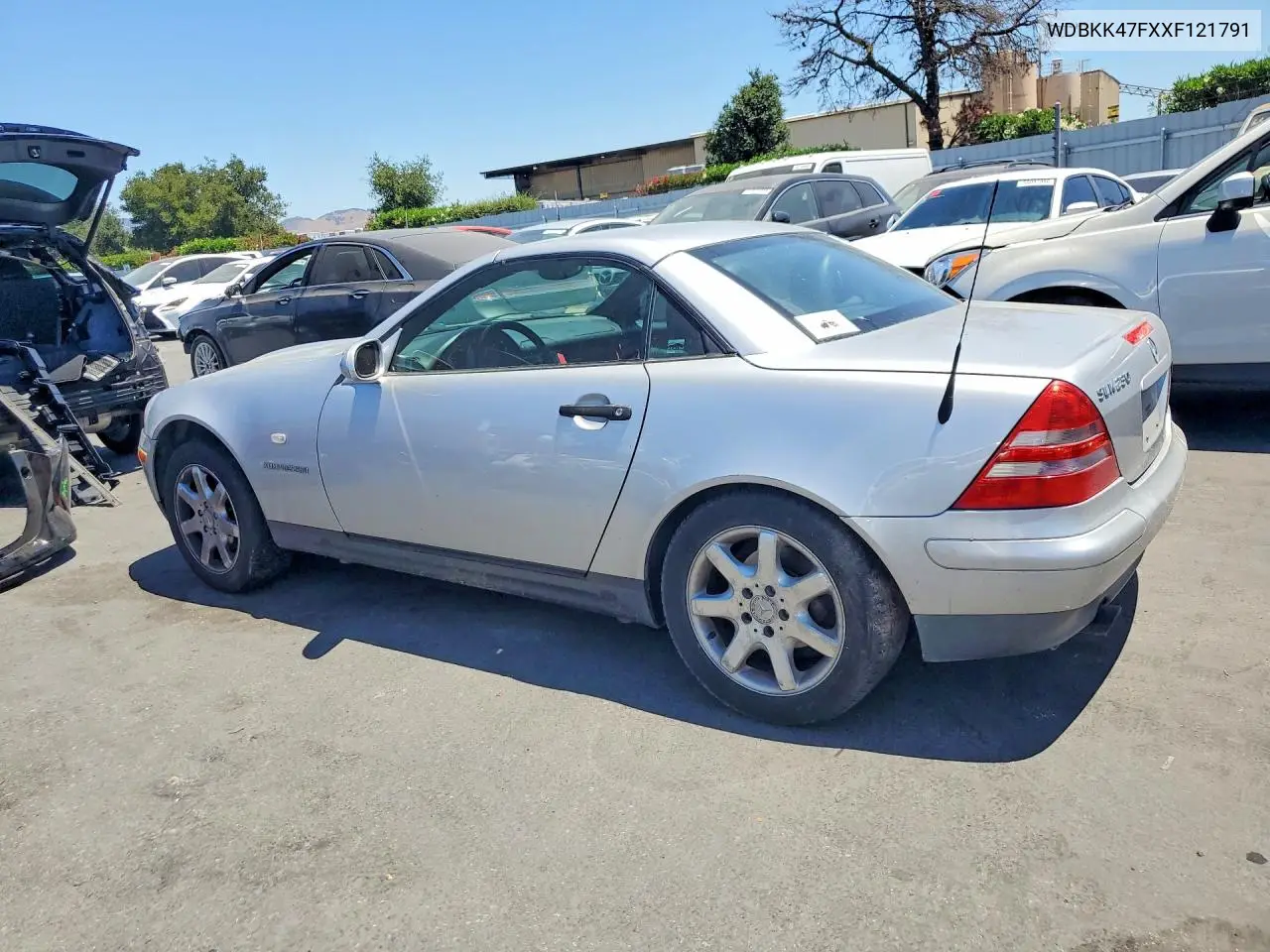 1999 Mercedes-Benz Slk 230 Kompressor VIN: WDBKK47FXXF121791 Lot: 60444446
