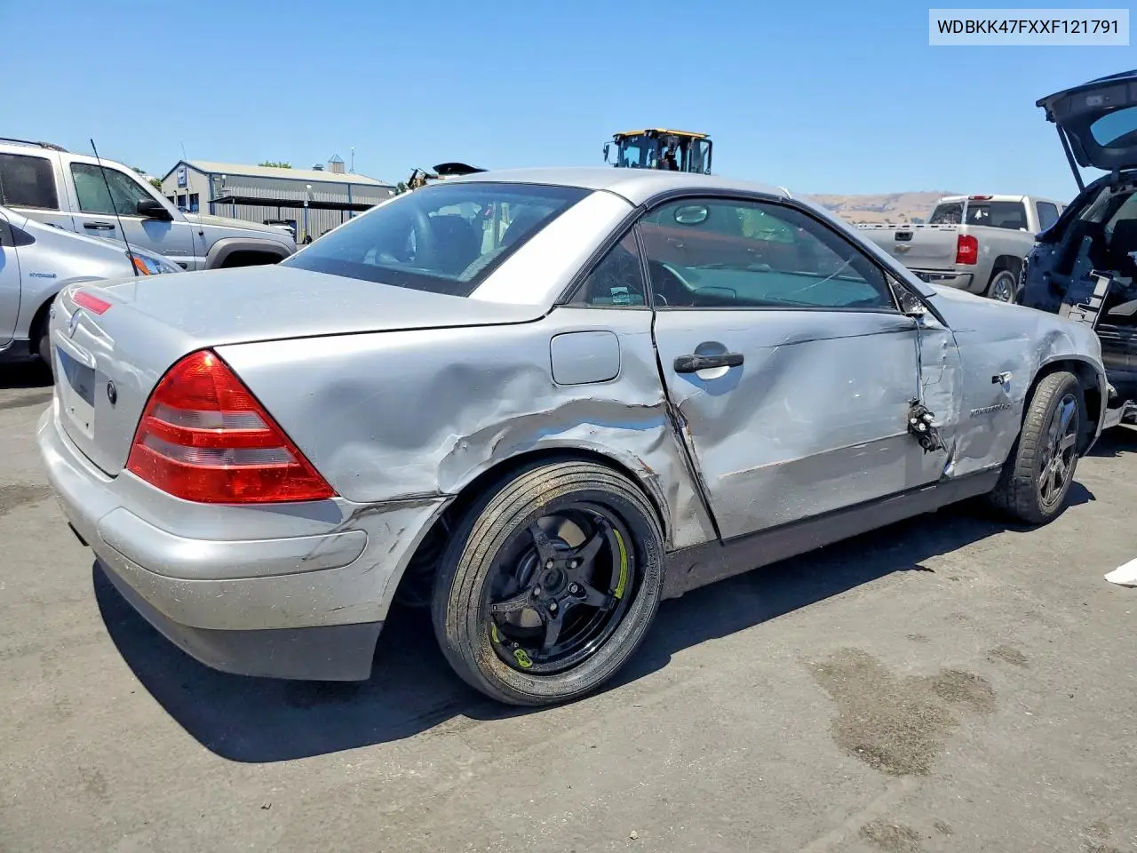 1999 Mercedes-Benz Slk 230 Kompressor VIN: WDBKK47FXXF121791 Lot: 60444446