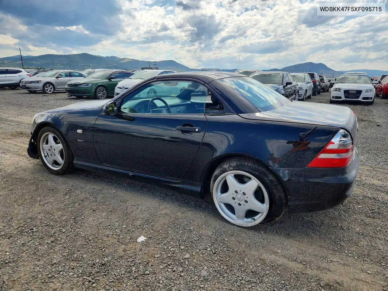 1999 Mercedes-Benz Slk 230 Kompressor VIN: WDBKK47F5XF095715 Lot: 60796306