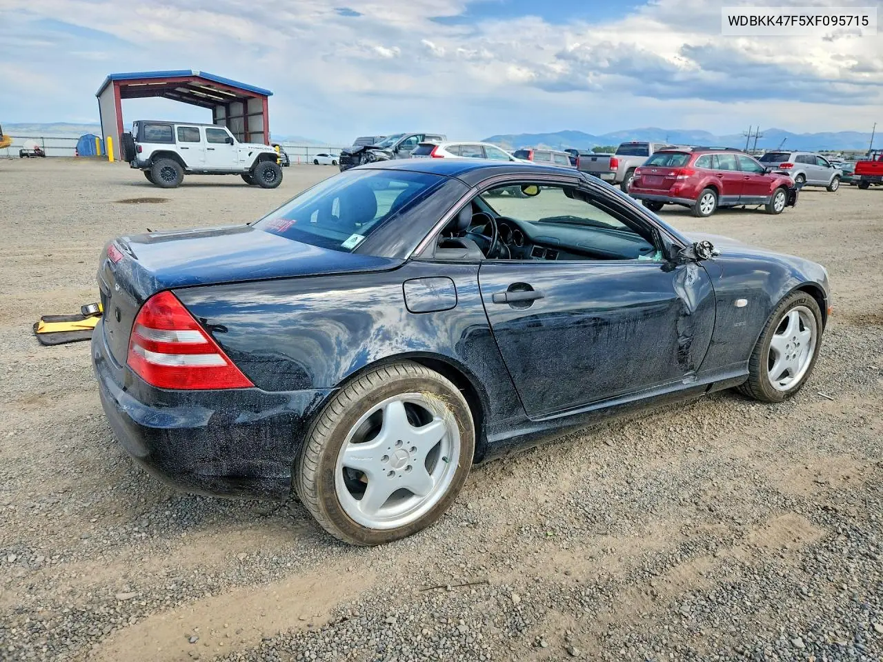 1999 Mercedes-Benz Slk 230 Kompressor VIN: WDBKK47F5XF095715 Lot: 60796306