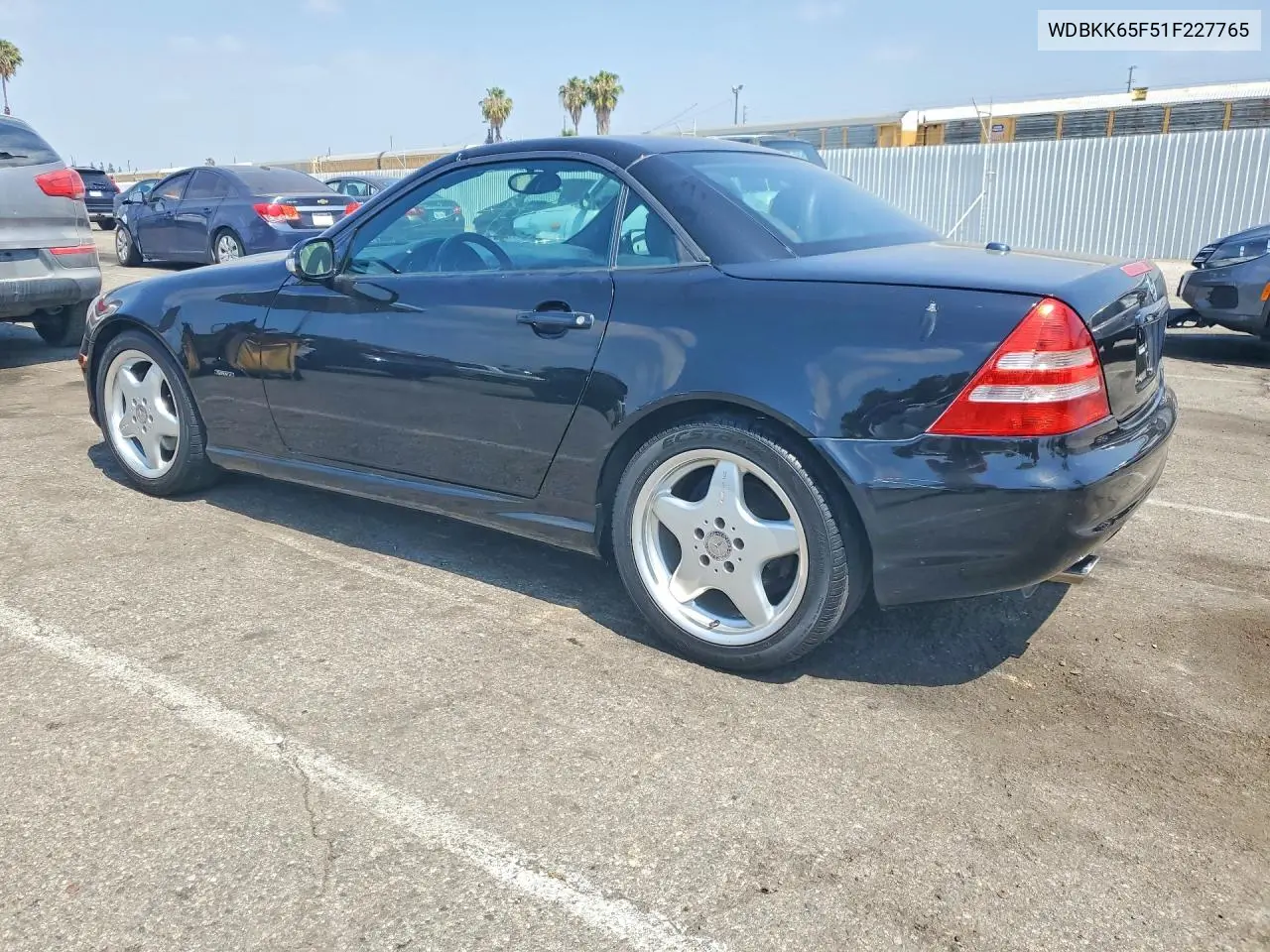2001 Mercedes-Benz Slk 320 VIN: WDBKK65F51F227765 Lot: 54619866