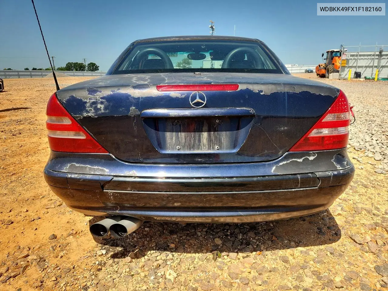 2001 Mercedes-Benz Slk 230 Kompressor VIN: WDBKK49FX1F182160 Lot: 58212006