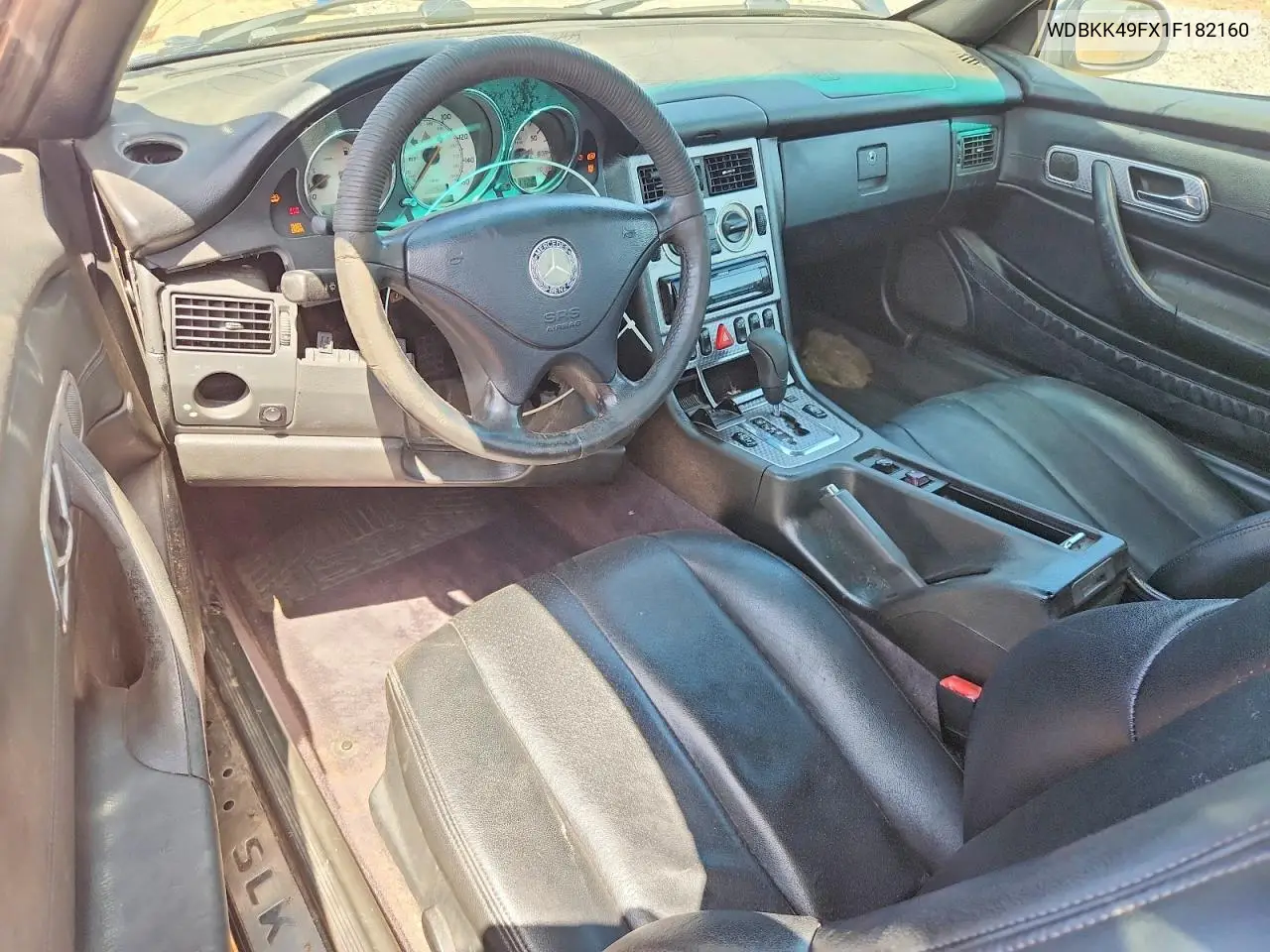 2001 Mercedes-Benz Slk 230 Kompressor VIN: WDBKK49FX1F182160 Lot: 58212006