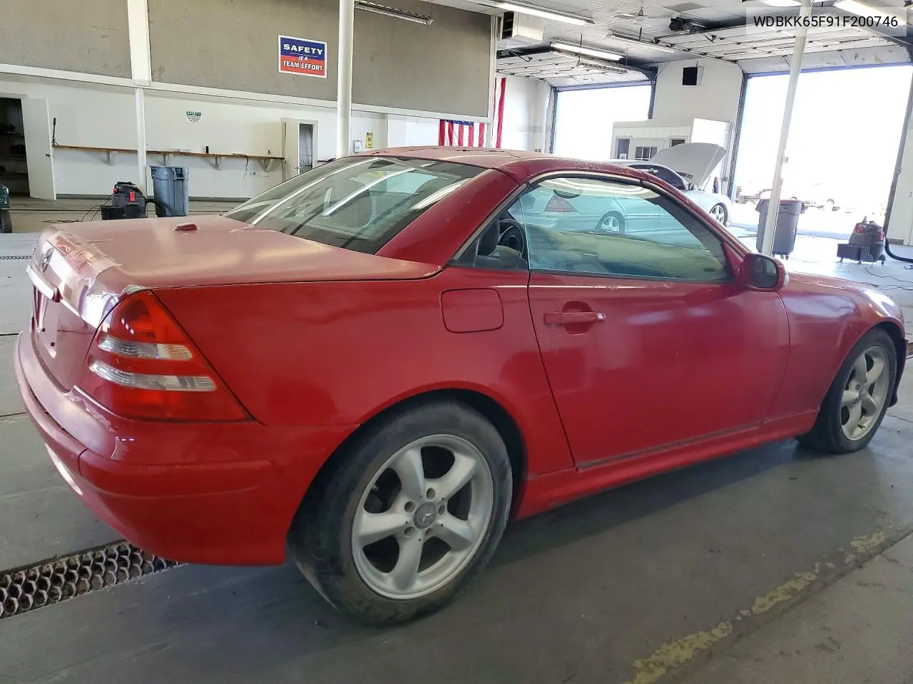 2001 Mercedes-Benz Slk 320 VIN: WDBKK65F91F200746 Lot: 58290176