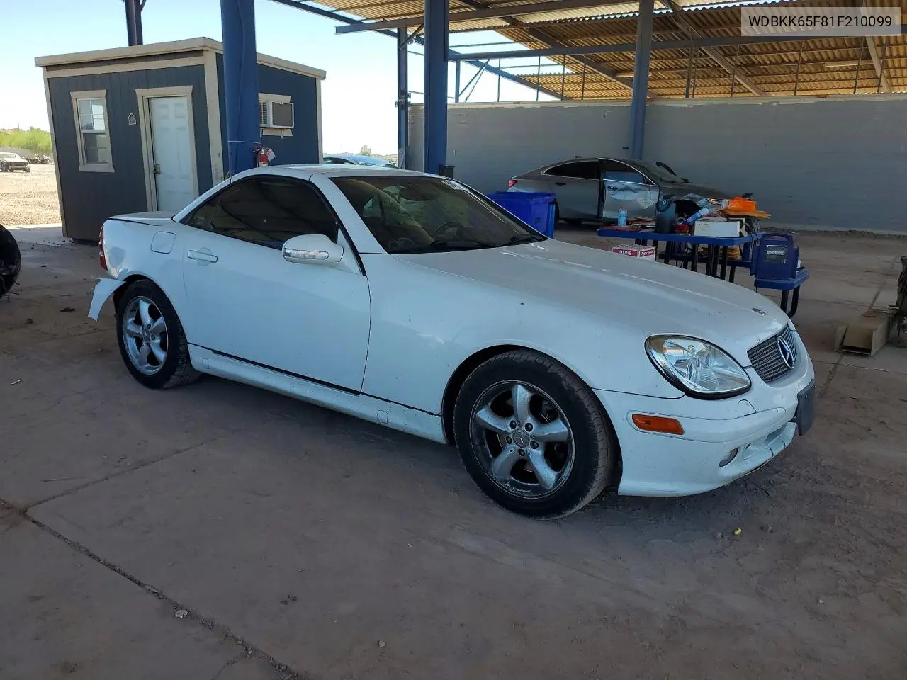 2001 Mercedes-Benz Slk 320 VIN: WDBKK65F81F210099 Lot: 58473536