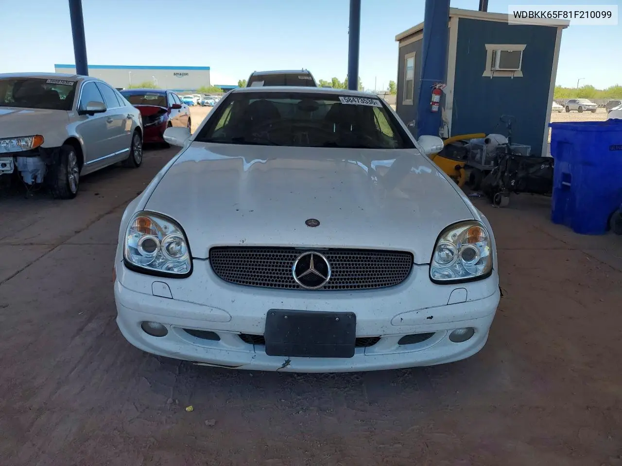 2001 Mercedes-Benz Slk 320 VIN: WDBKK65F81F210099 Lot: 58473536