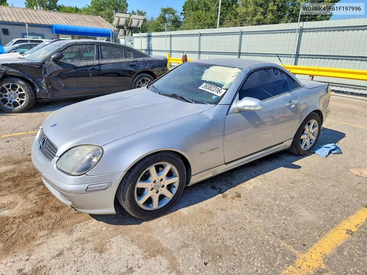 2001 Mercedes-Benz Slk 230 Kompressor VIN: WDBKK49F61F197996 Lot: 59382316