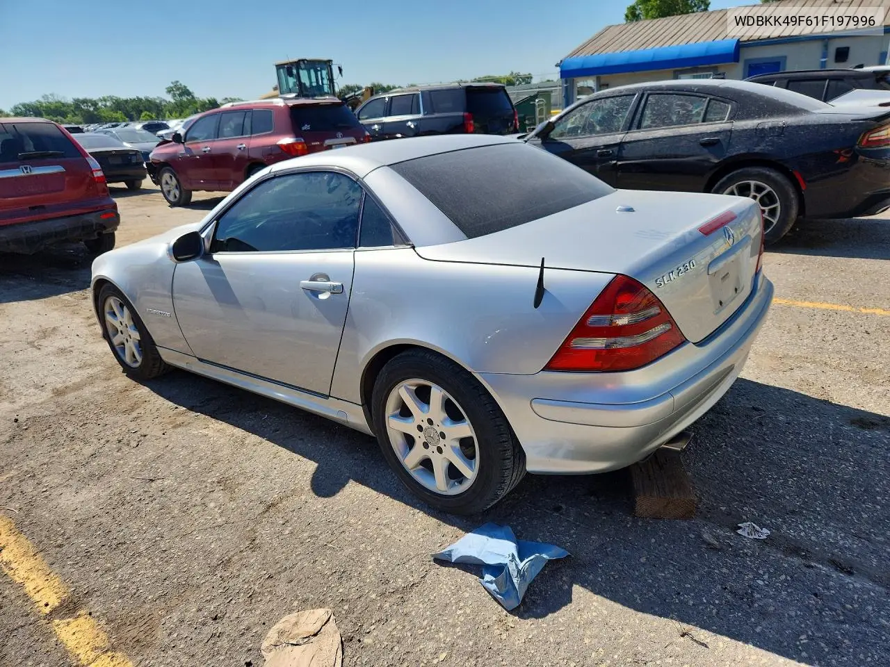 2001 Mercedes-Benz Slk 230 Kompressor VIN: WDBKK49F61F197996 Lot: 59382316