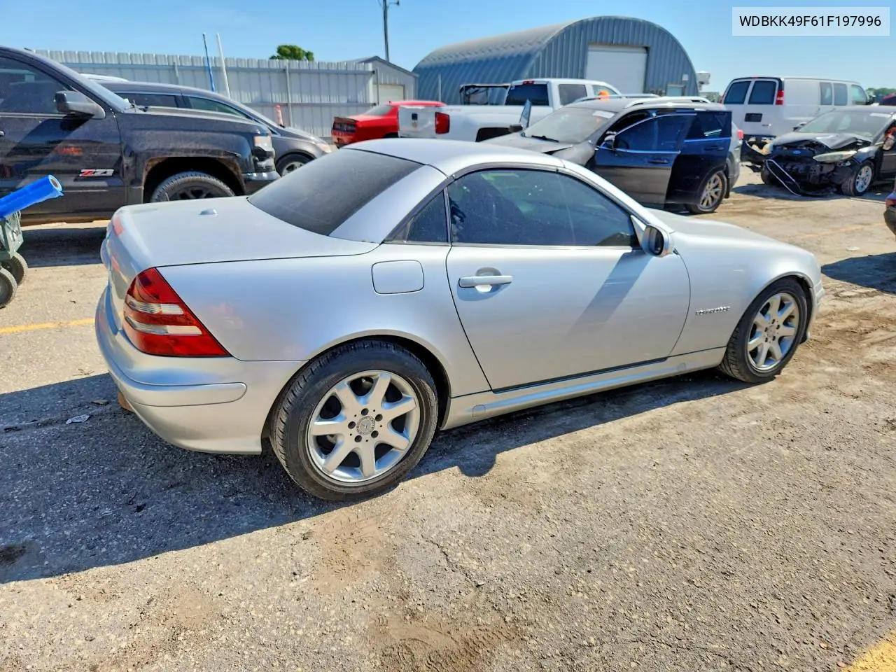 2001 Mercedes-Benz Slk 230 Kompressor VIN: WDBKK49F61F197996 Lot: 59382316