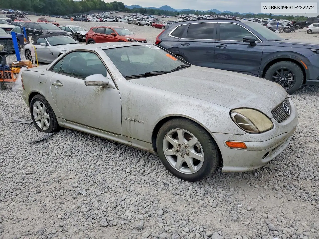 2001 Merz Slk Class Slk230 2D VIN: WDBKK49F31F222272 Lot: 59843996