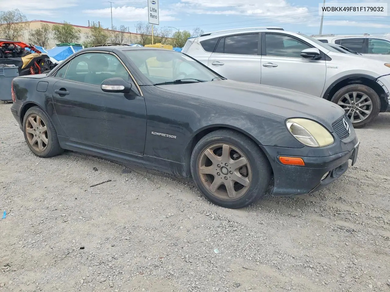 2001 Mercedes-Benz Slk 230 Kompressor VIN: WDBKK49F81F179032 Lot: 60718776