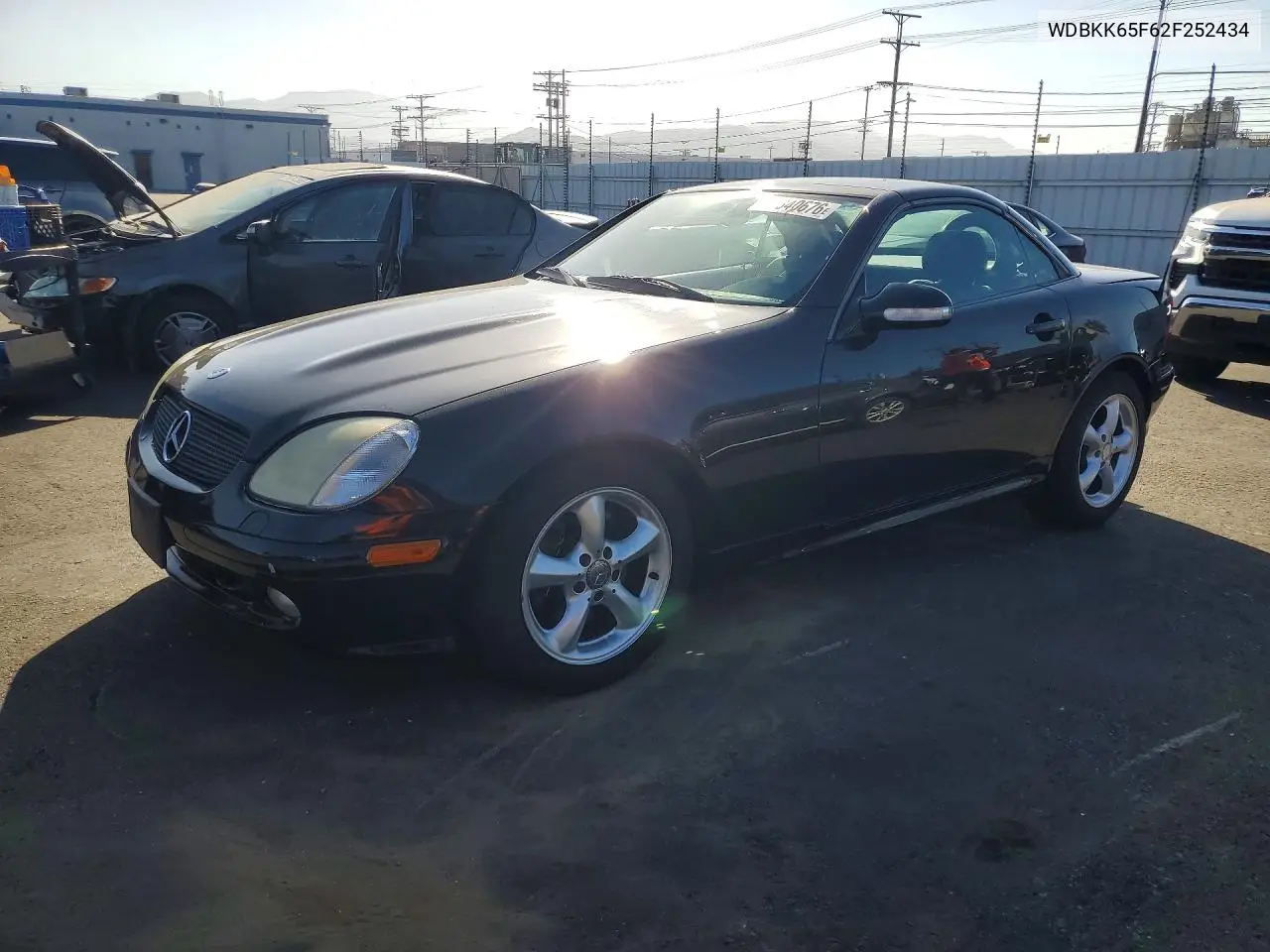 2002 Mercedes-Benz Slk 320 VIN: WDBKK65F62F252434 Lot: 56840676