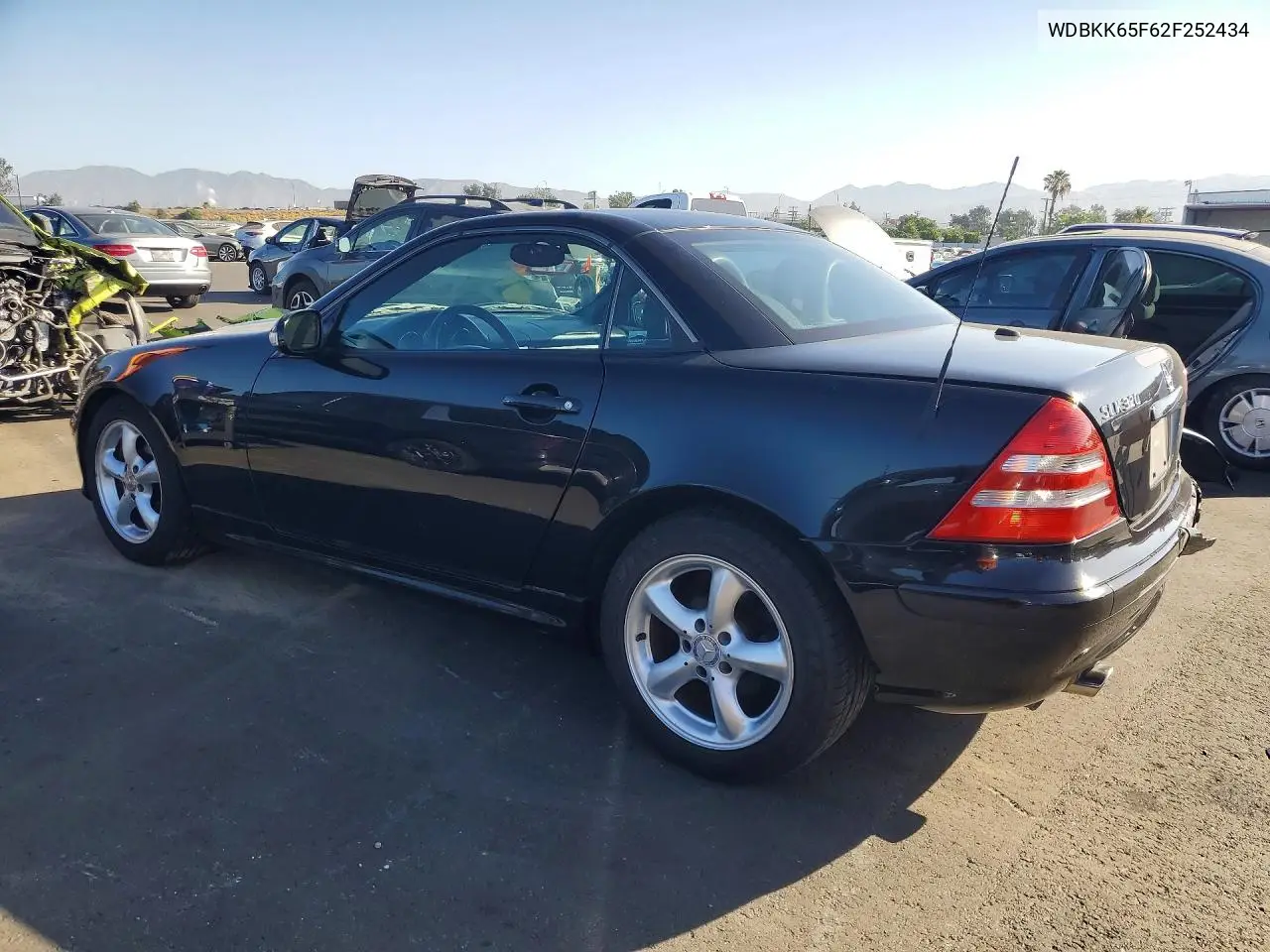 2002 Mercedes-Benz Slk 320 VIN: WDBKK65F62F252434 Lot: 56840676