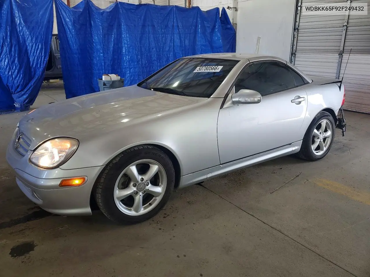 2002 Mercedes-Benz Slk 320 VIN: WDBKK65F92F249432 Lot: 61218156