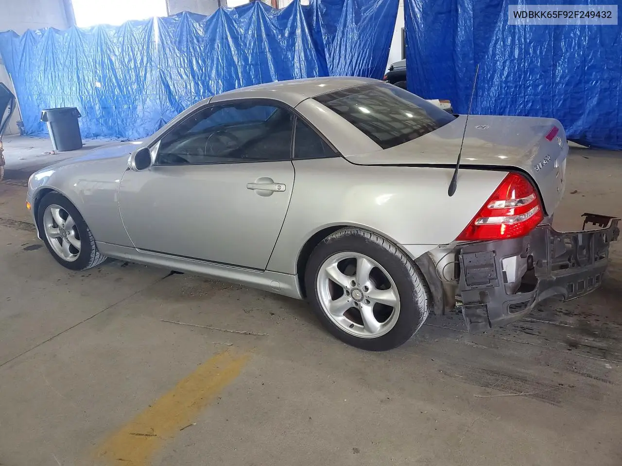 2002 Mercedes-Benz Slk 320 VIN: WDBKK65F92F249432 Lot: 61218156
