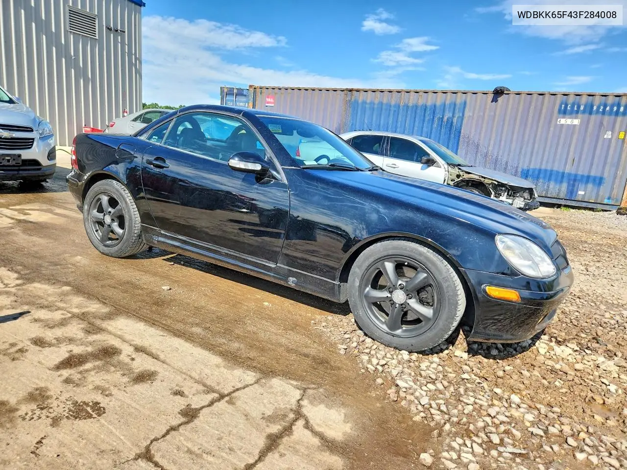 2003 Mercedes-Benz Slk 320 VIN: WDBKK65F43F284008 Lot: 85966345