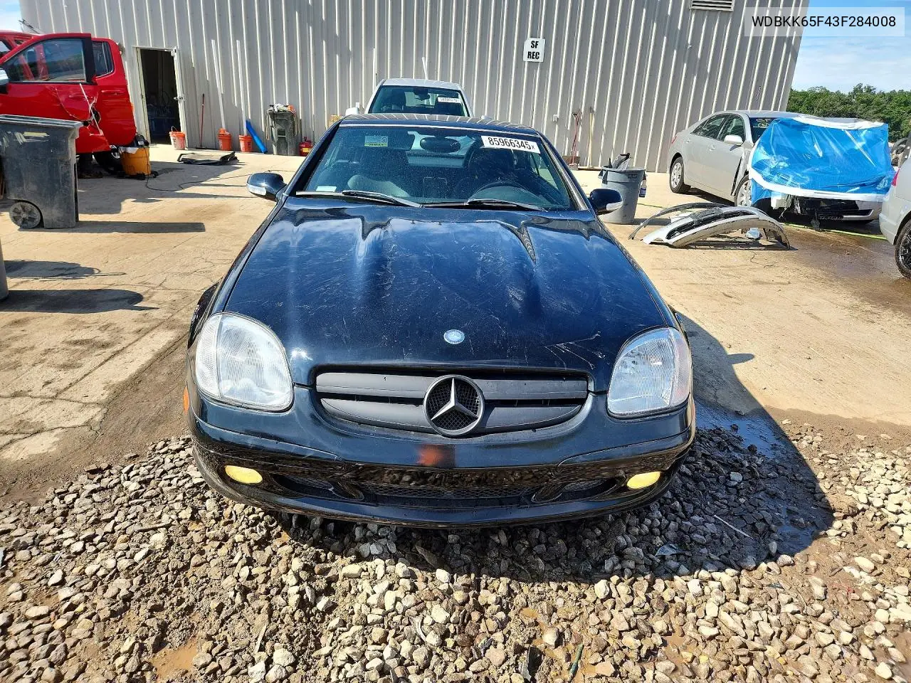 2003 Mercedes-Benz Slk 320 VIN: WDBKK65F43F284008 Lot: 85966345