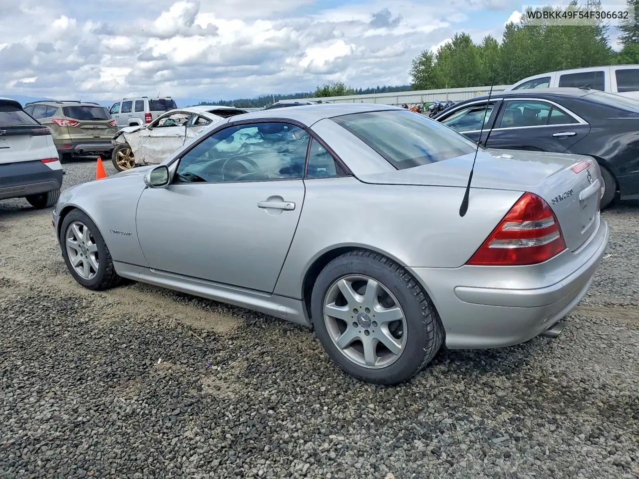2004 Mercedes-Benz Slk 230 Kompressor VIN: WDBKK49F54F306632 Lot: 53844116
