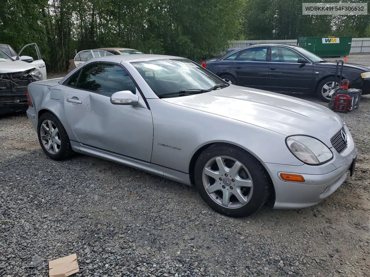 2004 Mercedes-Benz Slk 230 Kompressor VIN: WDBKK49F54F306632 Lot: 53844116