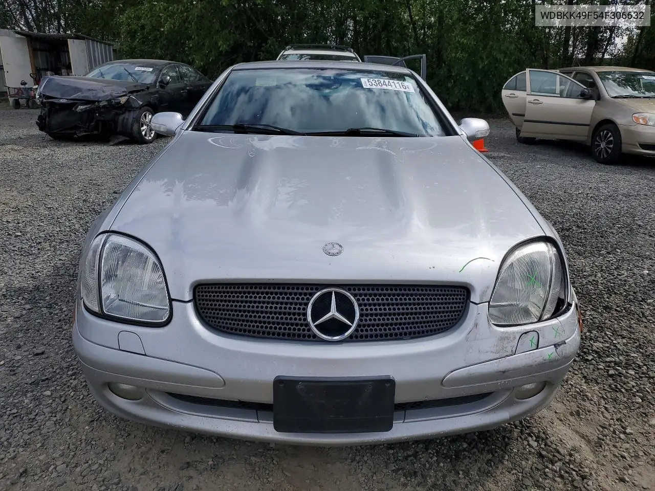2004 Mercedes-Benz Slk 230 Kompressor VIN: WDBKK49F54F306632 Lot: 53844116