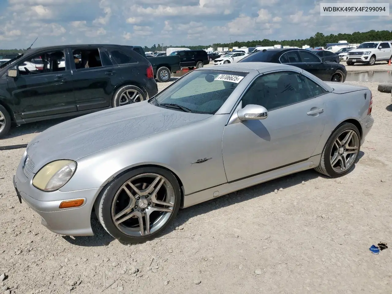 2004 Mercedes-Benz Slk 230 Kompressor VIN: WDBKK49FX4F299094 Lot: 76482195