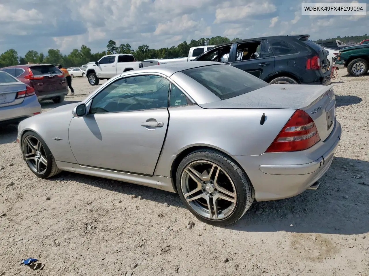 2004 Mercedes-Benz Slk 230 Kompressor VIN: WDBKK49FX4F299094 Lot: 76482195