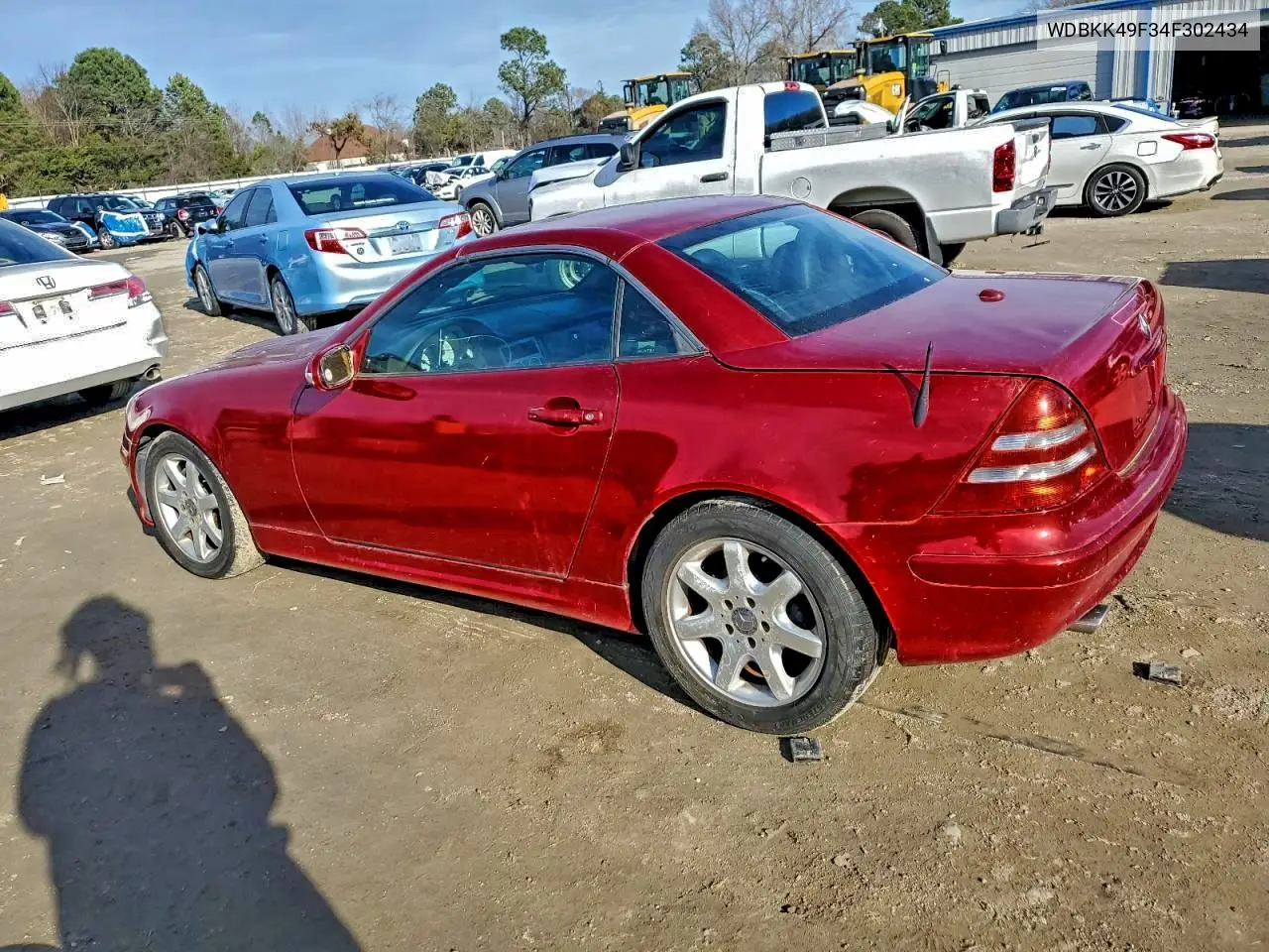 2004 Mercedes-Benz Slk 230 Kompressor VIN: WDBKK49F34F302434 Lot: 94852045