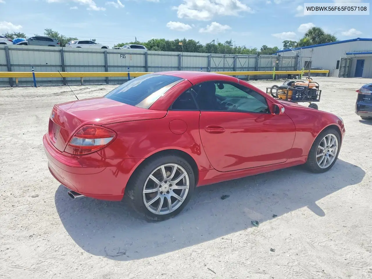 2005 Mercedes-Benz Slk 350 VIN: WDBWK56F65F057108 Lot: 58291886