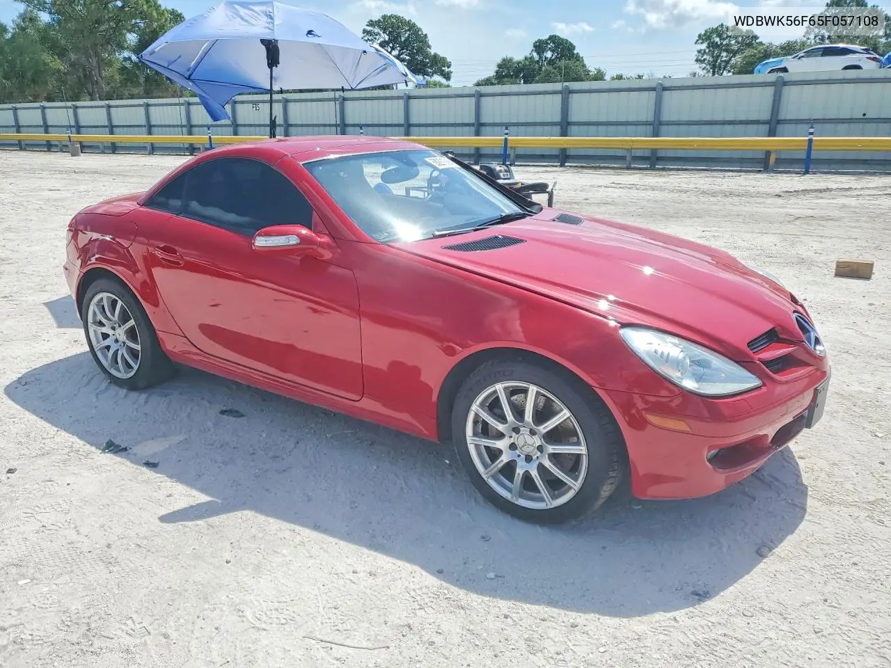 2005 Mercedes-Benz Slk 350 VIN: WDBWK56F65F057108 Lot: 58291886