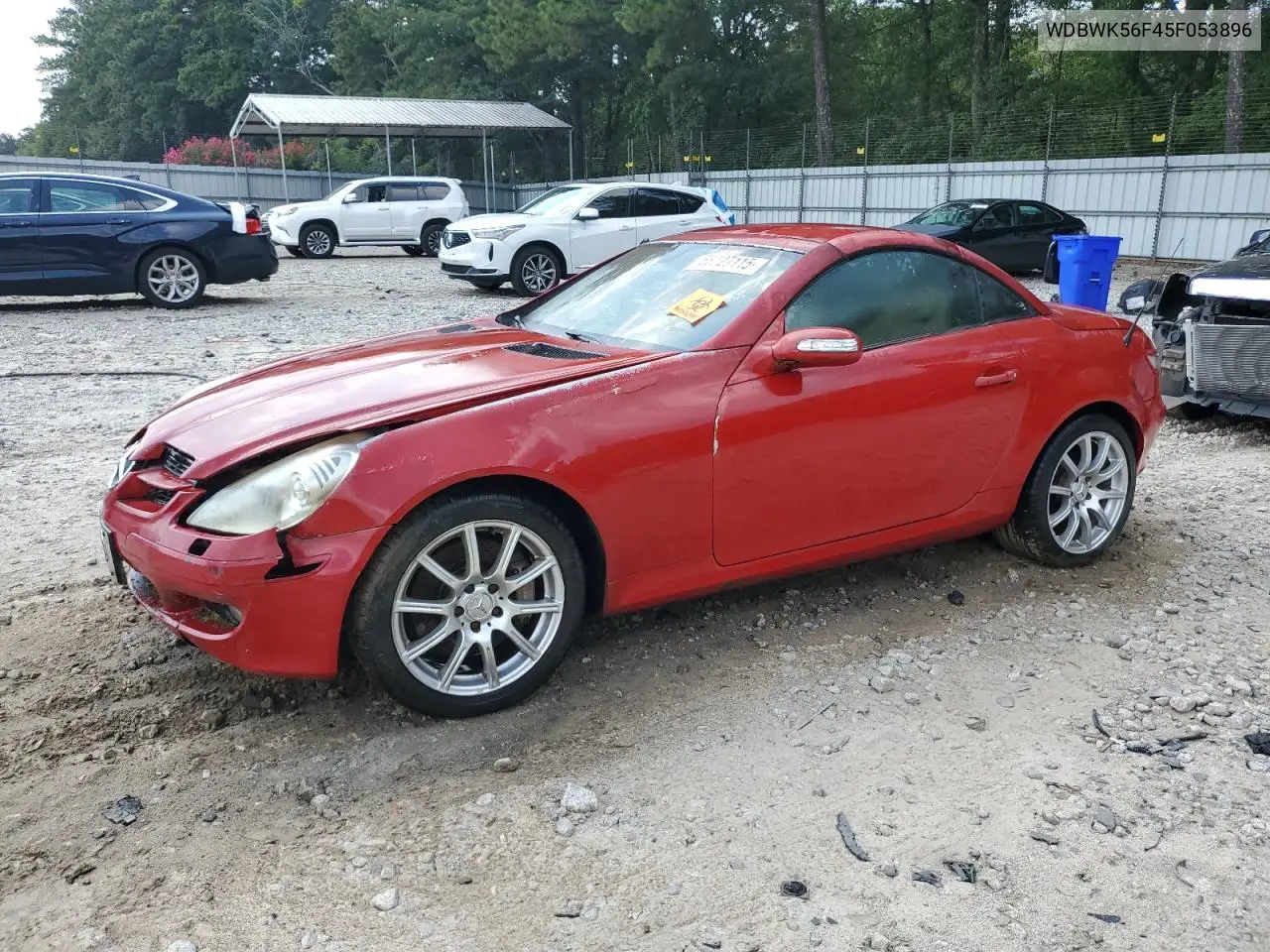 2005 Mercedes-Benz Slk 350 VIN: WDBWK56F45F053896 Lot: 77017235