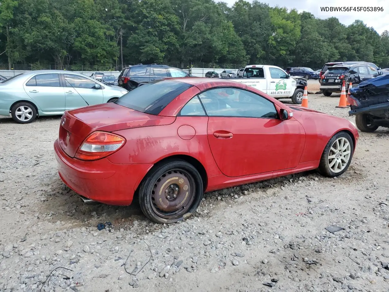 2005 Mercedes-Benz Slk 350 VIN: WDBWK56F45F053896 Lot: 77017235