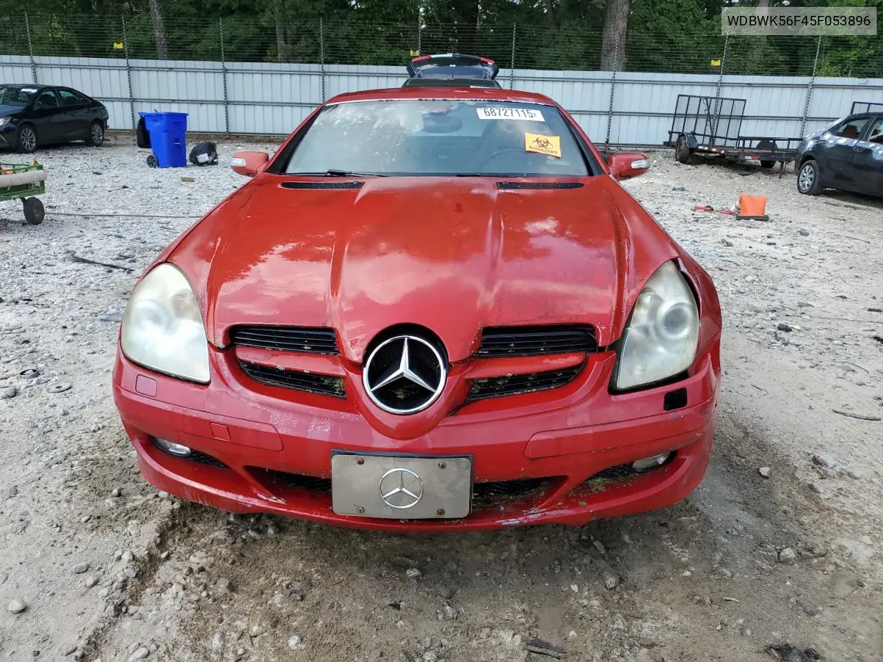 2005 Mercedes-Benz Slk 350 VIN: WDBWK56F45F053896 Lot: 77017235