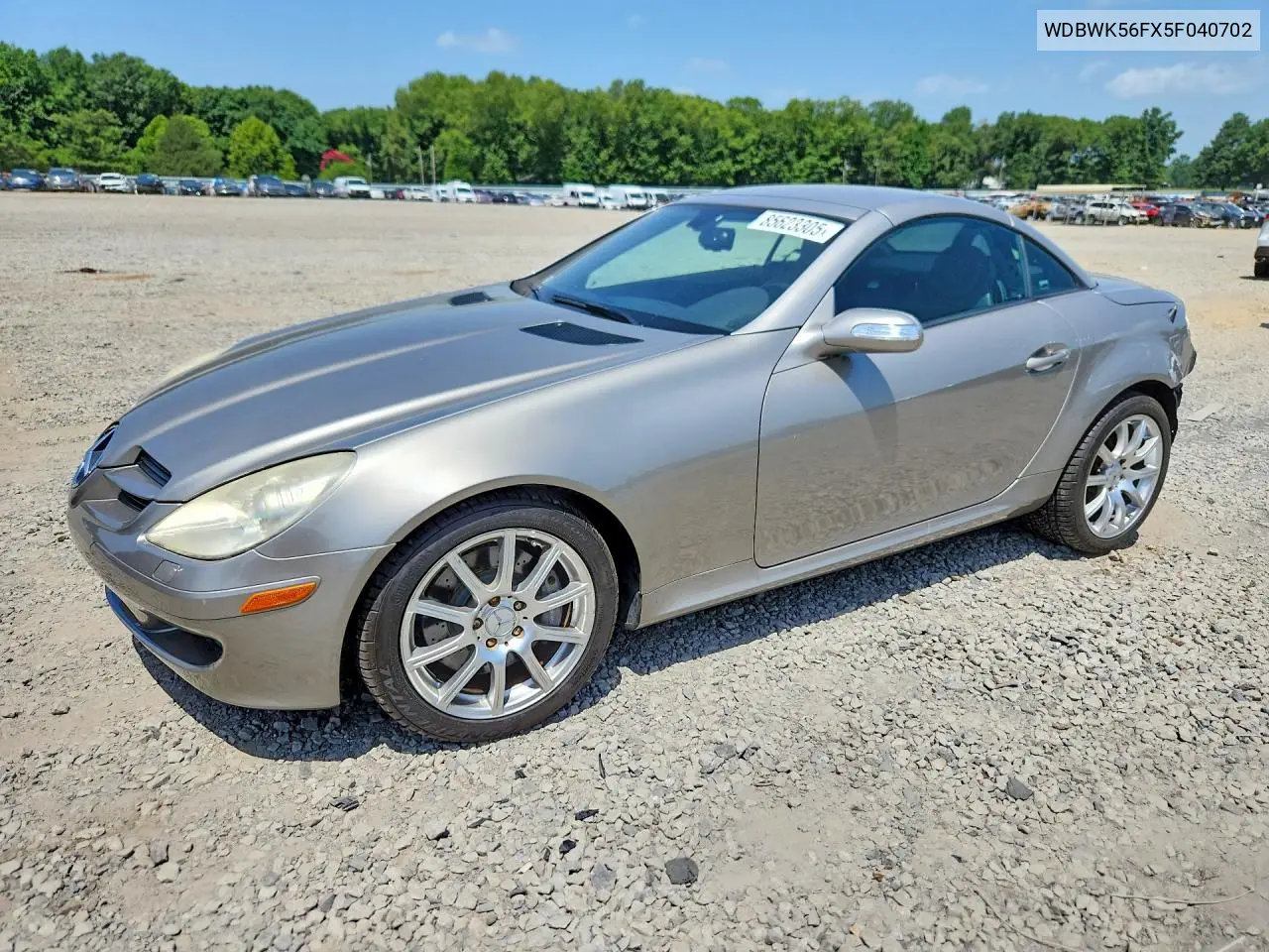 2005 Mercedes-Benz Slk 350 VIN: WDBWK56FX5F040702 Lot: 85623305