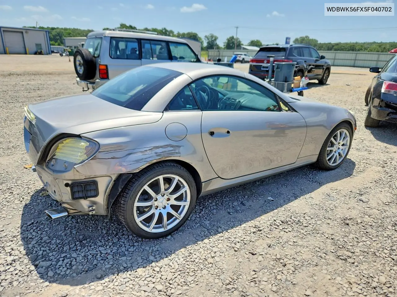 2005 Mercedes-Benz Slk 350 VIN: WDBWK56FX5F040702 Lot: 85623305