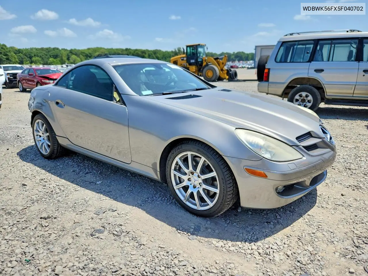 2005 Mercedes-Benz Slk 350 VIN: WDBWK56FX5F040702 Lot: 85623305