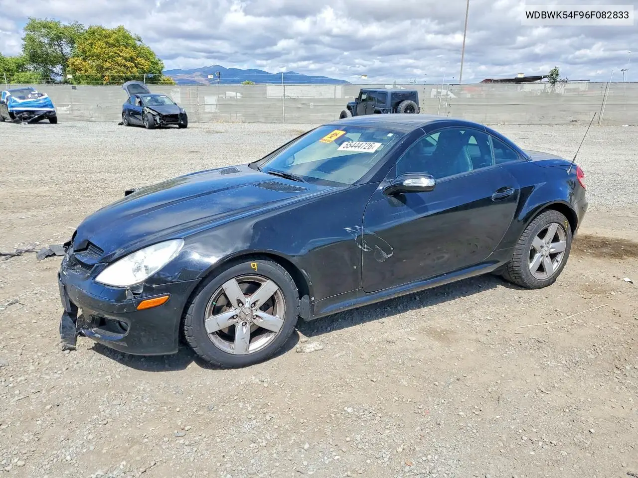 2006 Mercedes-Benz Slk 280 VIN: WDBWK54F96F082833 Lot: 55444726