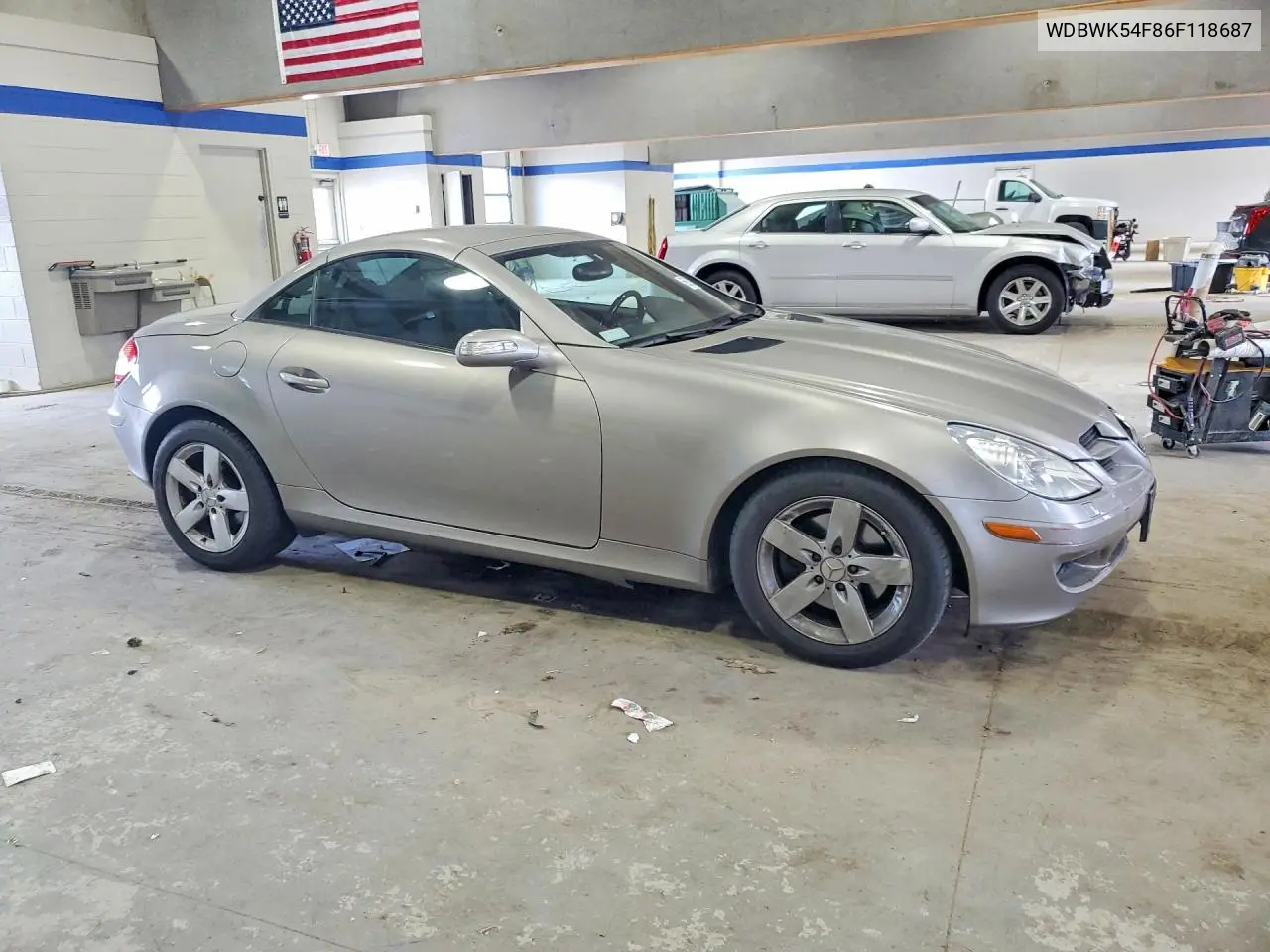 2006 Mercedes-Benz Slk 280 VIN: WDBWK54F86F118687 Lot: 55873096