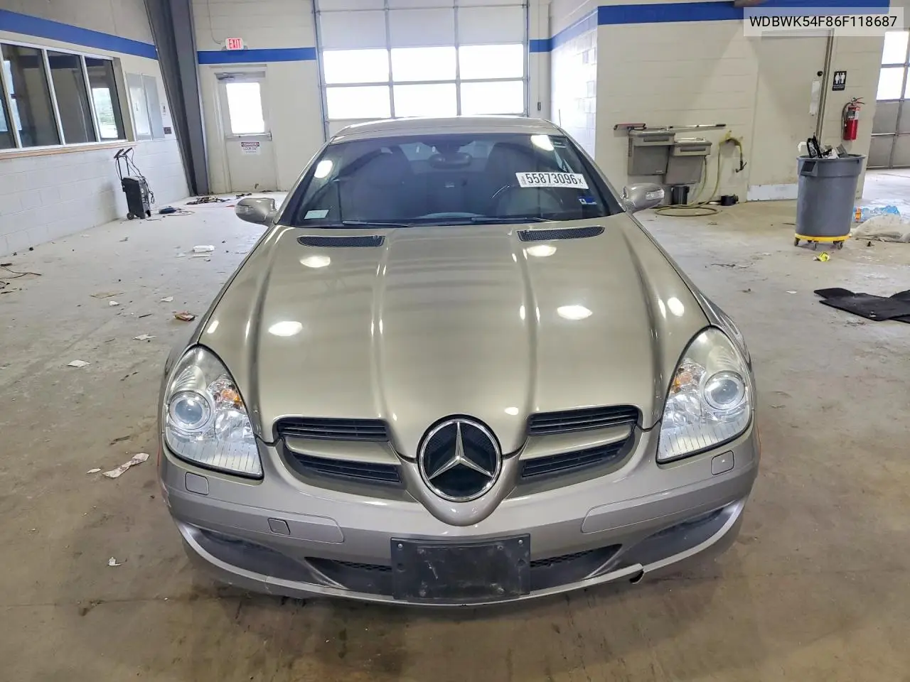 2006 Mercedes-Benz Slk 280 VIN: WDBWK54F86F118687 Lot: 55873096