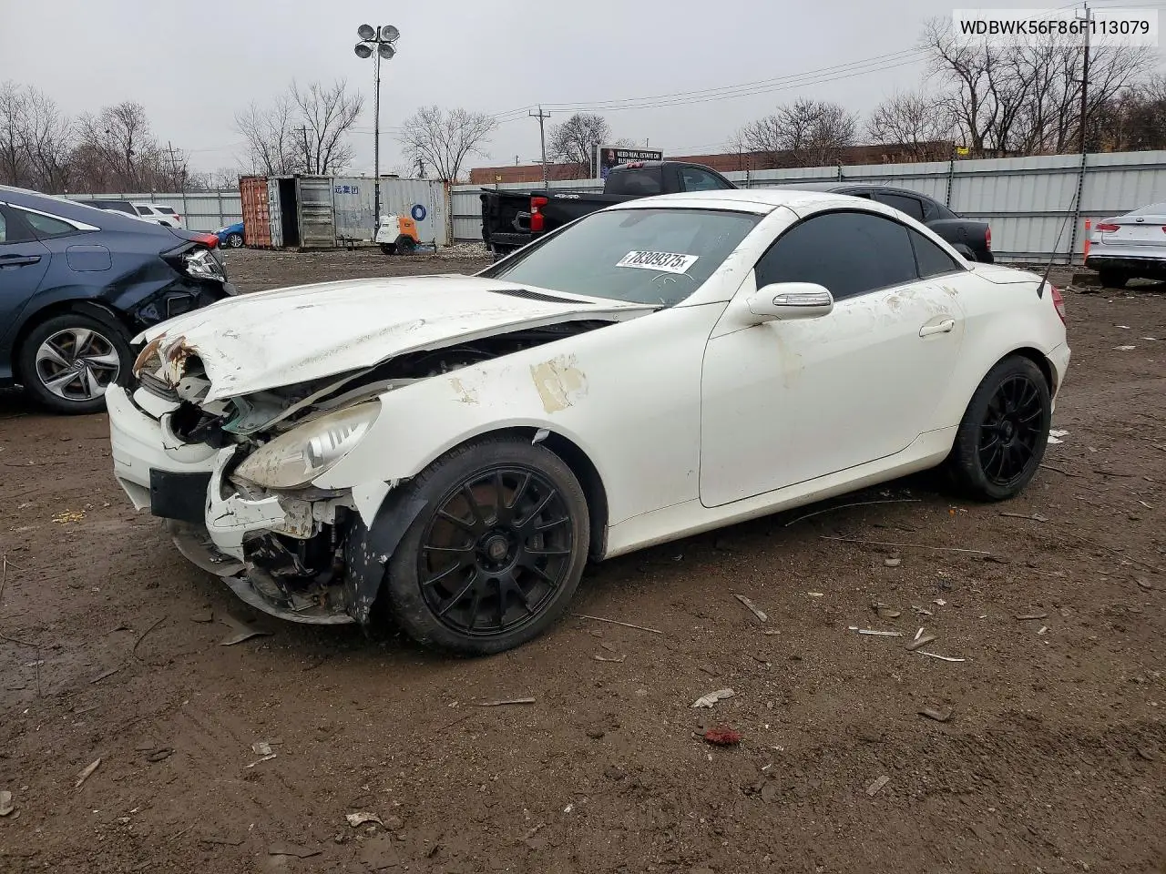 2006 Mercedes-Benz Slk 350 VIN: WDBWK56F86F113079 Lot: 78309375