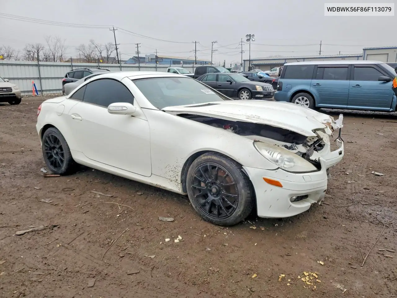 2006 Mercedes-Benz Slk 350 VIN: WDBWK56F86F113079 Lot: 78309375