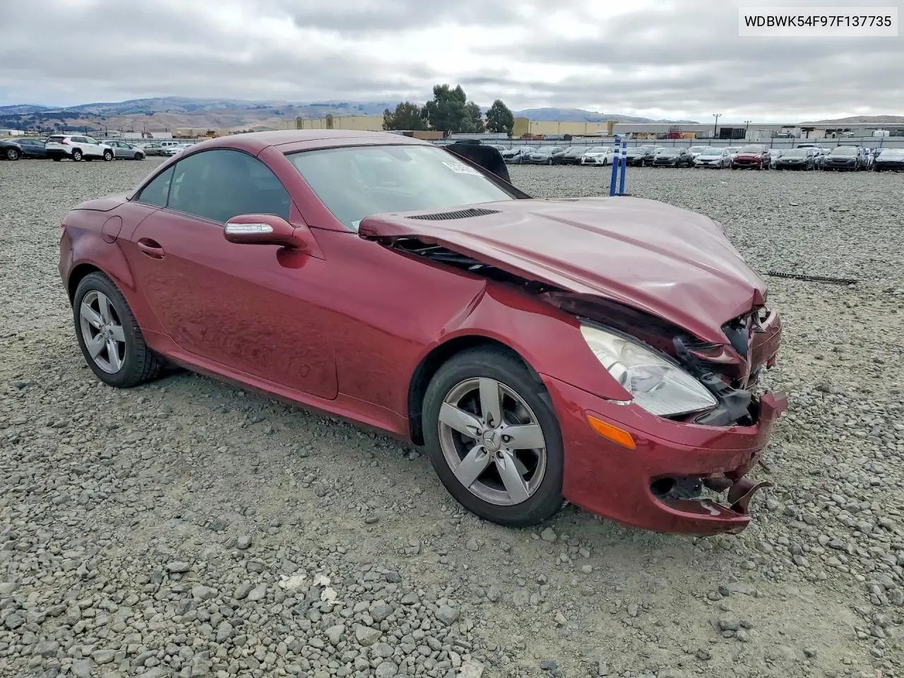 2007 Mercedes-Benz Slk 280 VIN: WDBWK54F97F137735 Lot: 57245906