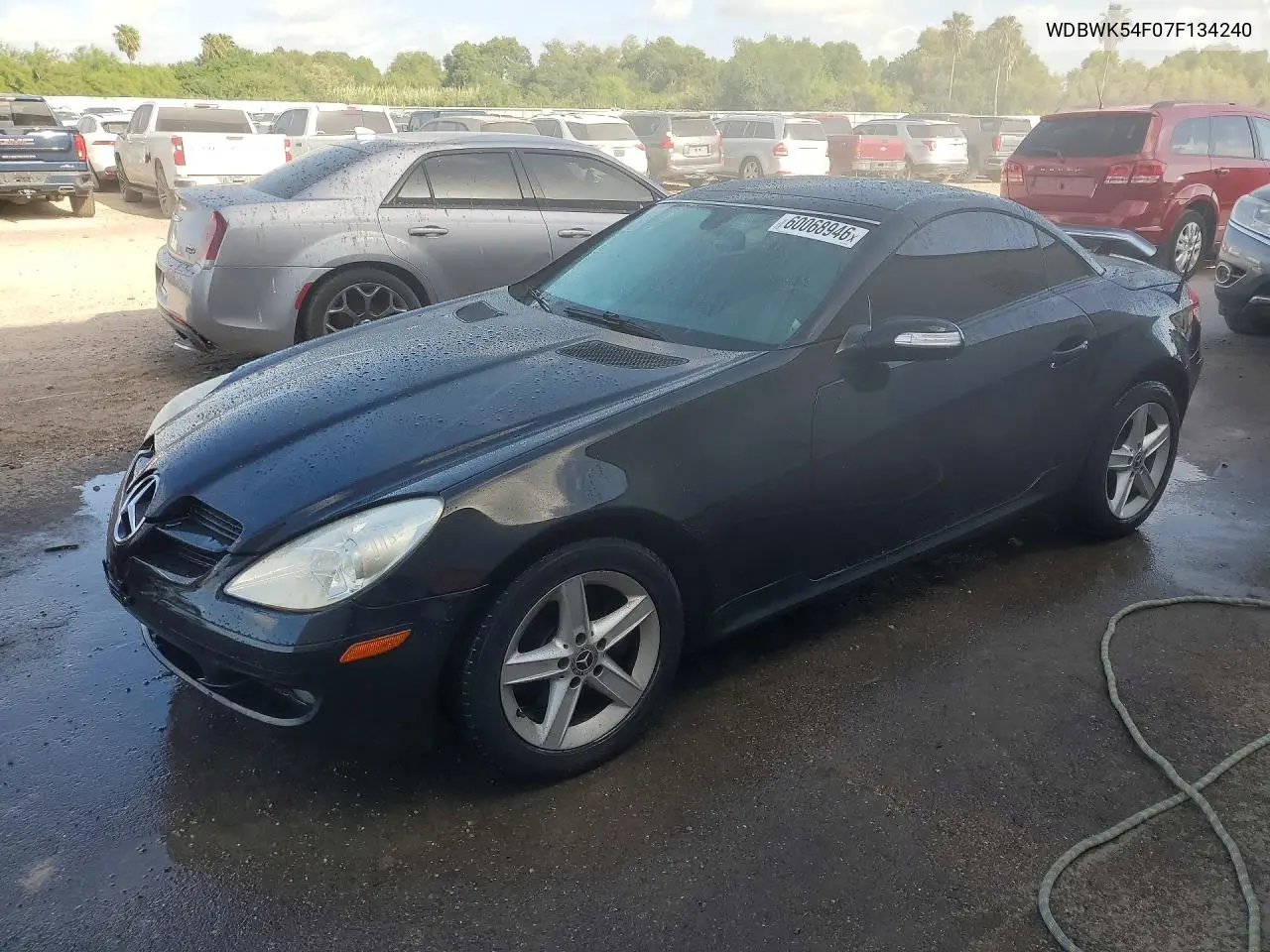 2007 Mercedes-Benz Slk 280 VIN: WDBWK54F07F134240 Lot: 60068946