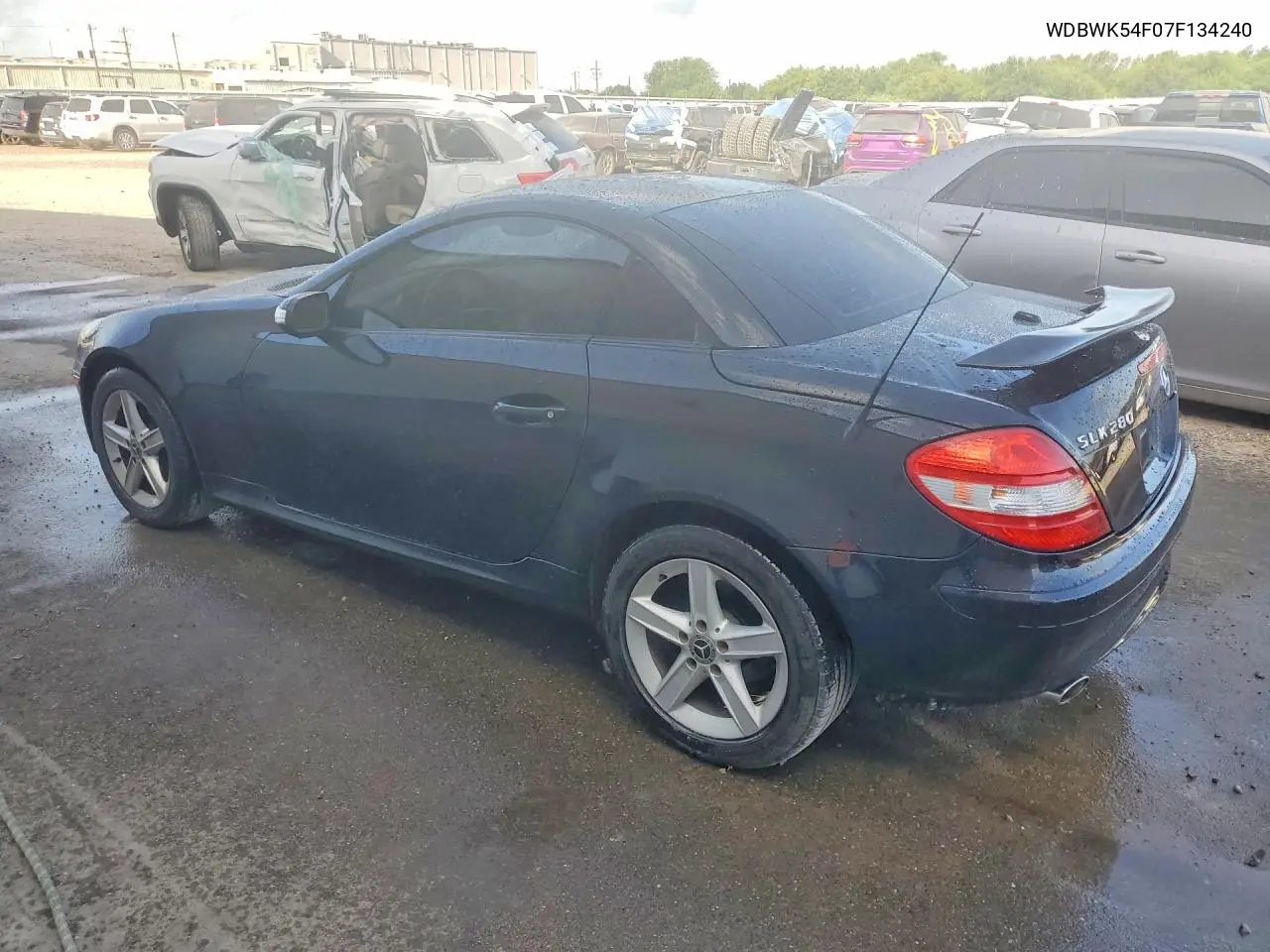 2007 Mercedes-Benz Slk 280 VIN: WDBWK54F07F134240 Lot: 60068946