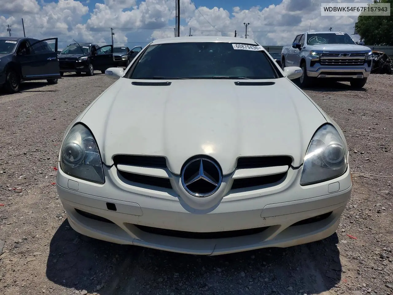 2007 Mercedes-Benz Slk 280 VIN: WDBWK54F67F157943 Lot: 60879436