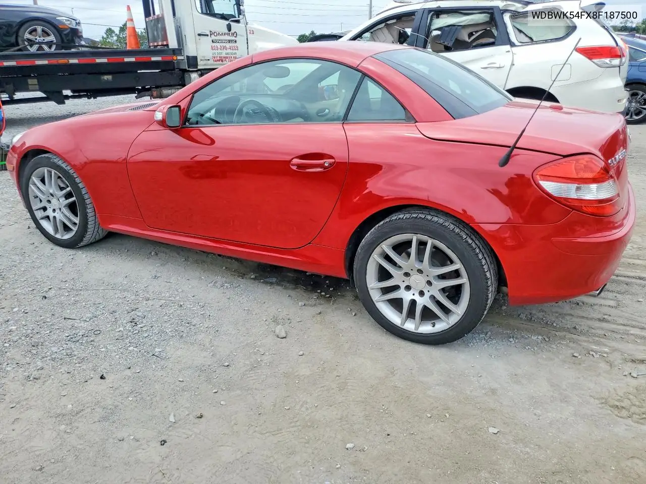 2008 Mercedes-Benz Slk 280 VIN: WDBWK54FX8F187500 Lot: 56053816