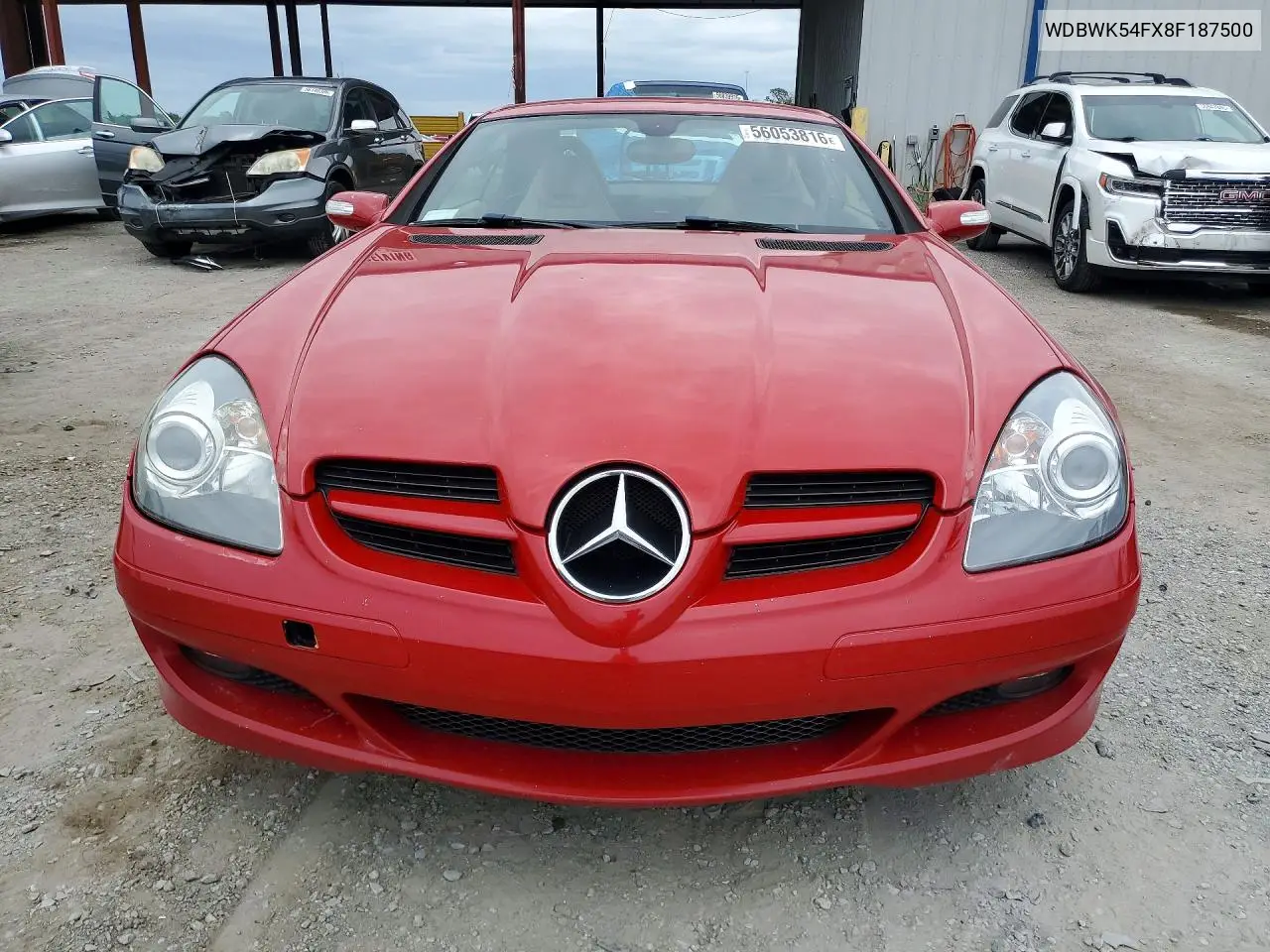 2008 Mercedes-Benz Slk 280 VIN: WDBWK54FX8F187500 Lot: 56053816