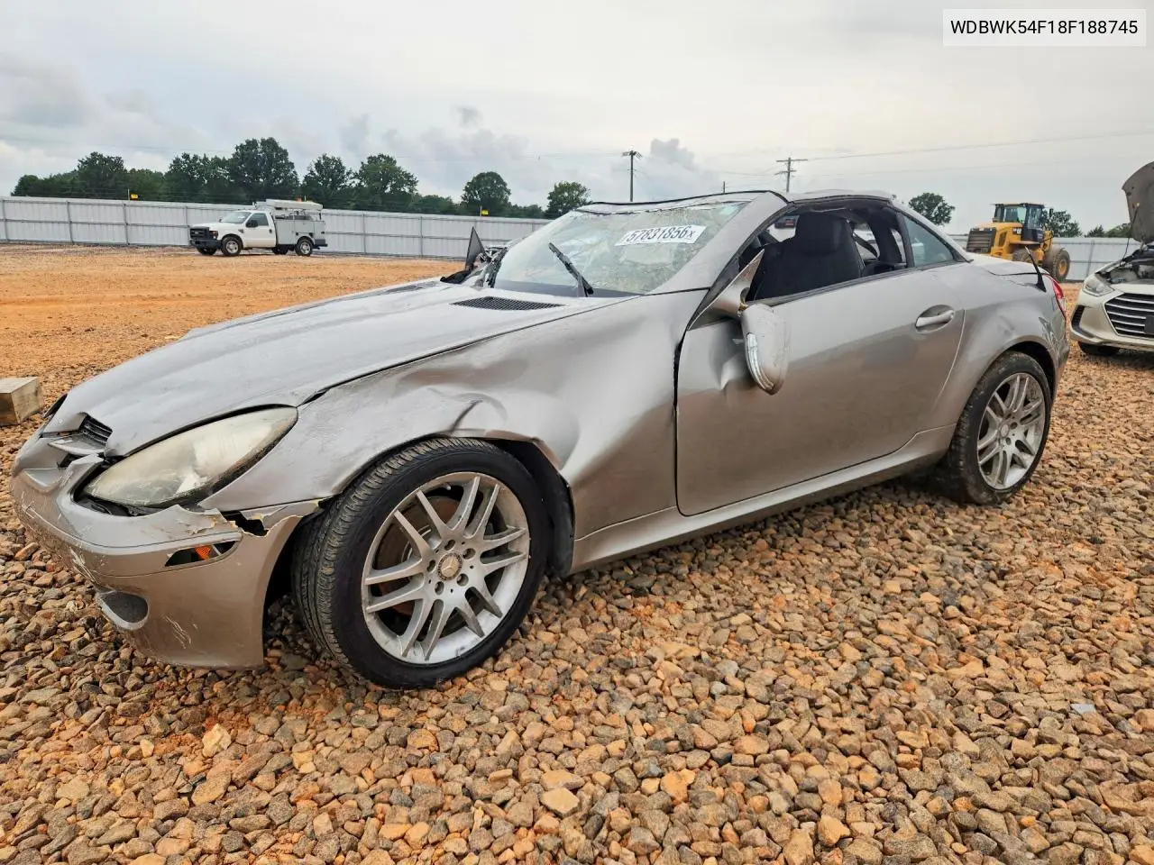 2008 Mercedes-Benz Slk 280 VIN: WDBWK54F18F188745 Lot: 57831856