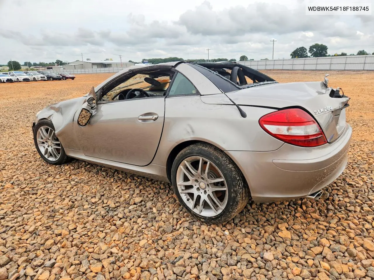 2008 Mercedes-Benz Slk 280 VIN: WDBWK54F18F188745 Lot: 57831856